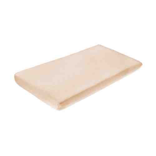 Cearceaf de bumbac cu elastic 120x60 cm Cappuccino