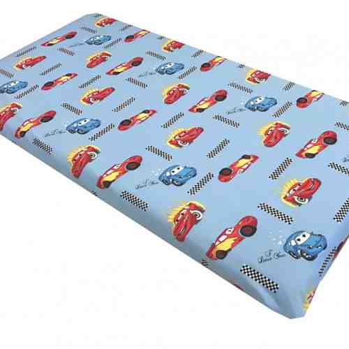 Cearsaf cu elastic roata 140x70 cm Cars