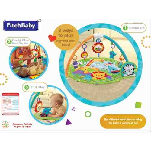 Centru de activitati 3 in 1 Funny Animals
