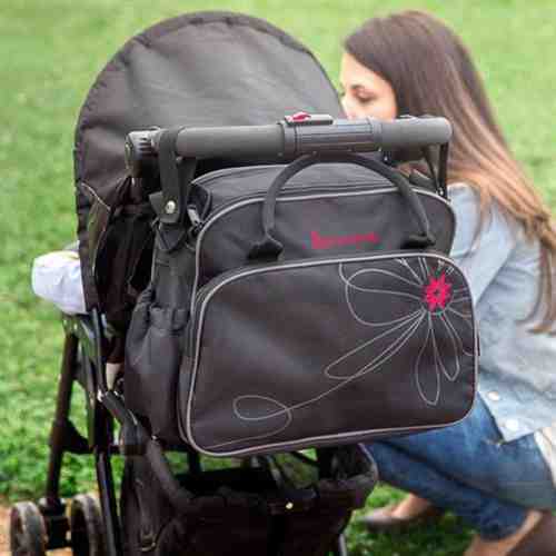 Geanta pentru scutece Vintage Blapink