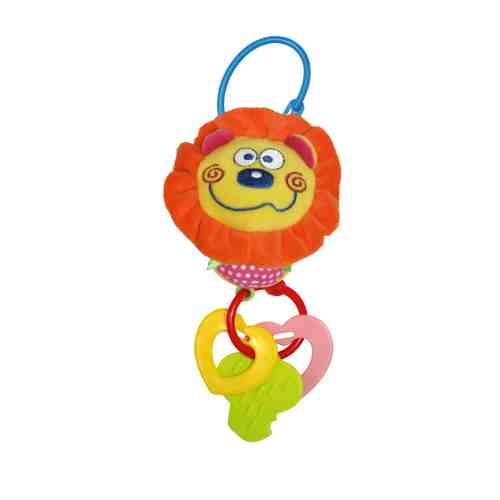 Jucarie plus cu figurine plastic de dentitie 10 cm Leu