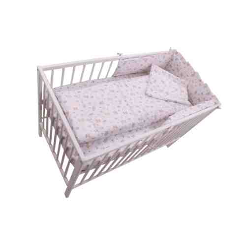 Lenjerie patut cu 4 piese 120x60cm Foxi