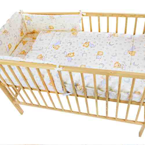 Lenjerie Teddy Stelute Crem M2 4 Piese 140x70