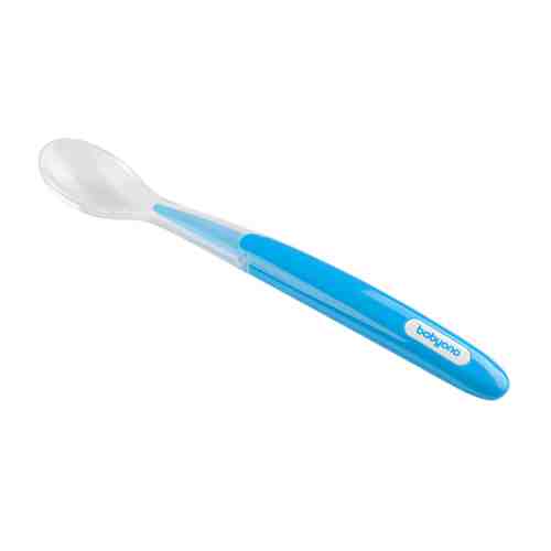 Lingura moale din silicon Baby Ono Albastru