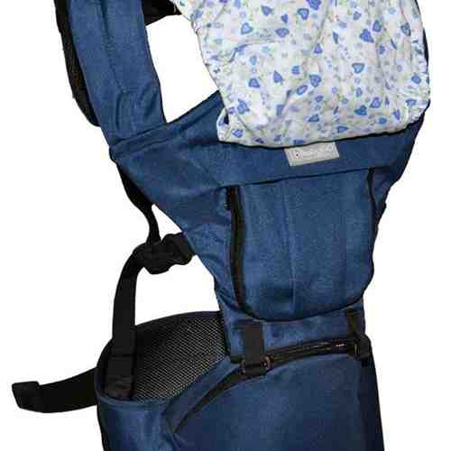 Marsupiu anatomic 2 in 1 Wombat albastru