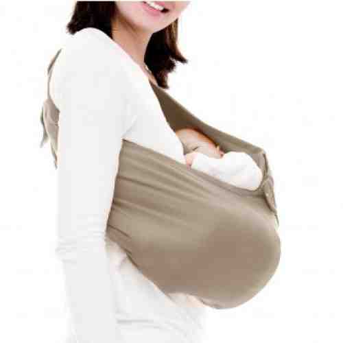 Marsupiu Sling Cotton Taupe Wallaboo