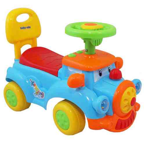 Masinuta de impins copii Baby Mix Happy Loco URHZ556 Blue