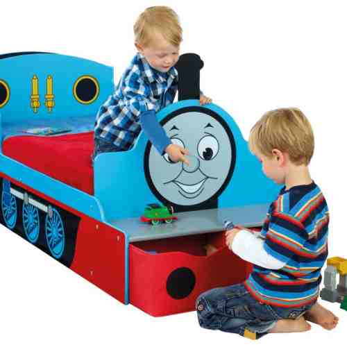 Pat locomotiva Thomas cu 2 sertare
