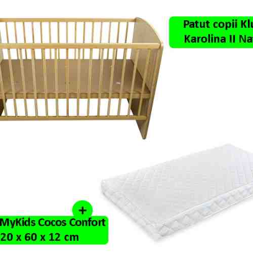 Patut Klups Karolina II Natur + Saltea 12