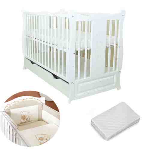 Patut multifunctional Eva + Saltea Cocos + Laterala Crem