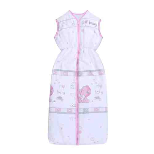 Sac de dormit de vara 105 cm bumbac ranforce My Baby Pink