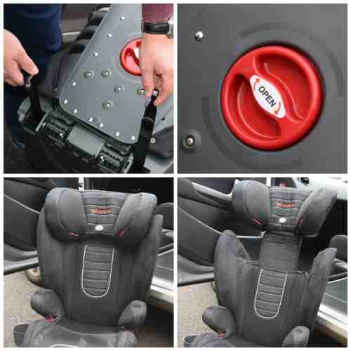 Scaun Auto 15-36 kg cu Prindere Isofix Monterey 2 Red
