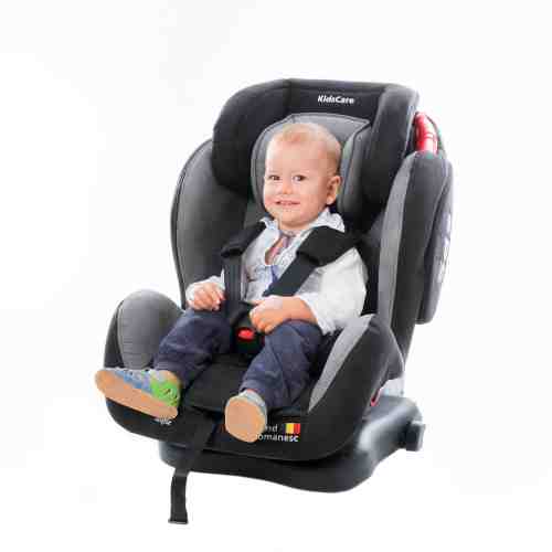 Scaun auto Georgia cu Isofix si Top Tether Rosu KidsCare