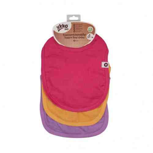 Set 3 bavete din bambus Red Sky Mix XKKO