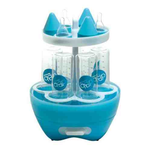 Sterilizator electric cu aburi New Style pentru 6 biberoane (alb cu verde)