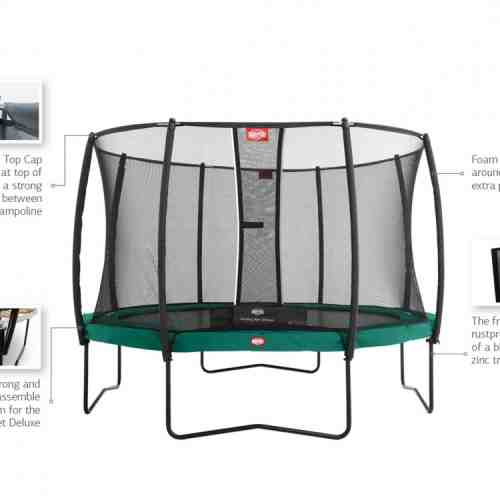 Trambulina BERG Champion cu plasa Deluxe 380