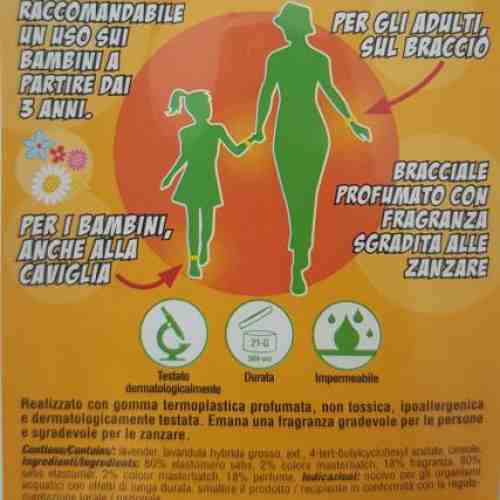 Bratara antitantari marime S copii galben