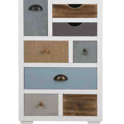 Cabinet cu 9 sertare Thais Colours