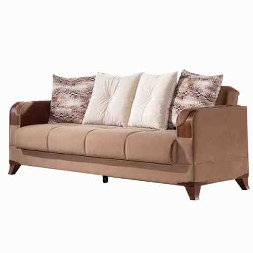 Canapea extensibila 3 locuri Star Light Brown K2