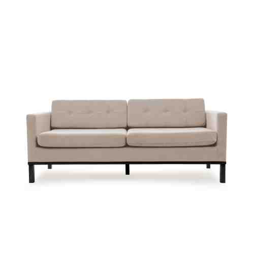 Canapea Fixa 3 locuri Jonan Beige/Black