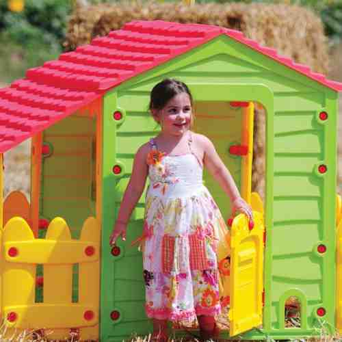 Casuta pentru copii Farm House cu gardut