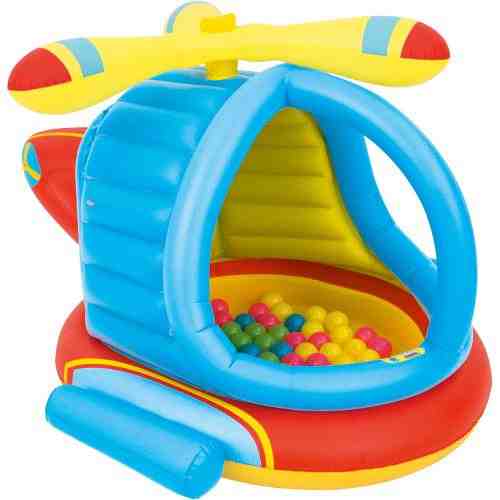Centru de joaca elicopter cu 50 de mingi