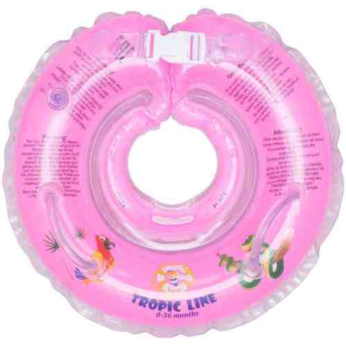 Colac de gat pentru bebelusi SwimBee Roz