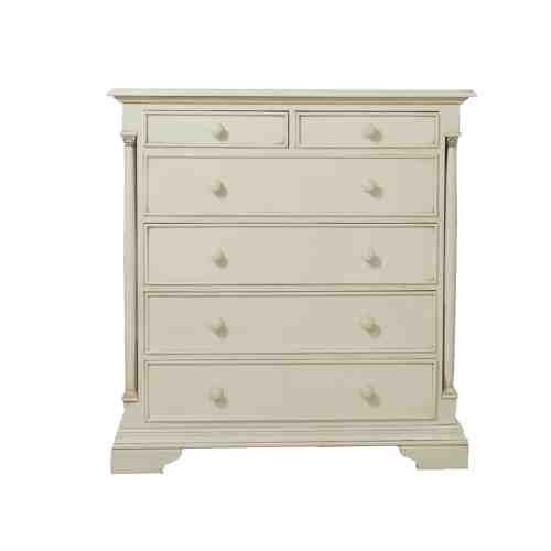 Comoda din MDF si lemn de pin Ailesbury Ivoir