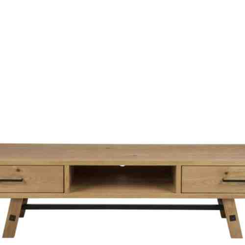 Comoda TV din furnir si metal Stockholm Nature