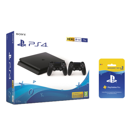 Consola PlayStation4 1TB Extracontroller ab PSPlus 90zile