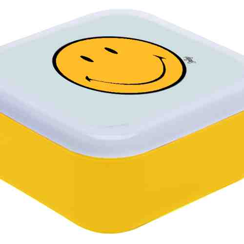Cutie pentru sandwich Little Square Galben/Alb, 10,5x10,5 cm