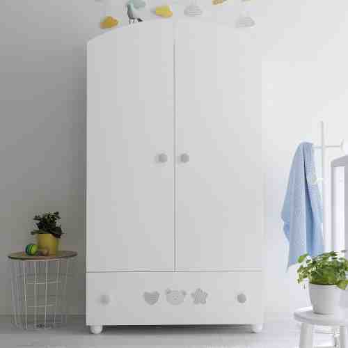 Dulap din lemn Birrillo Warm Grey