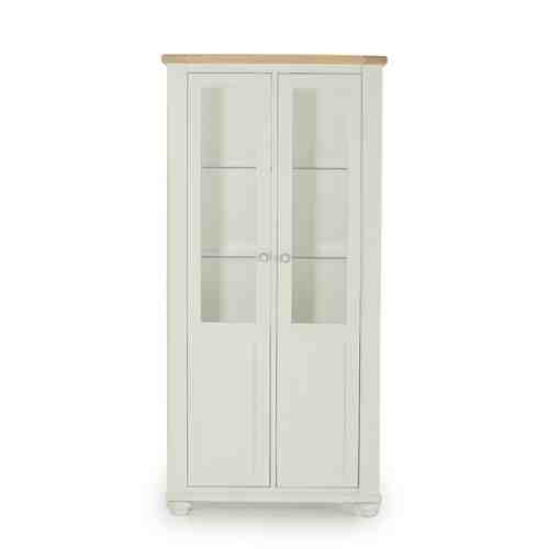 Dulap din lemn de stejar Chalk White