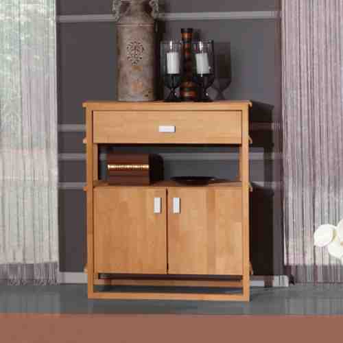 Dulap din lemn masiv de fag Minimal 850 1S2D natural