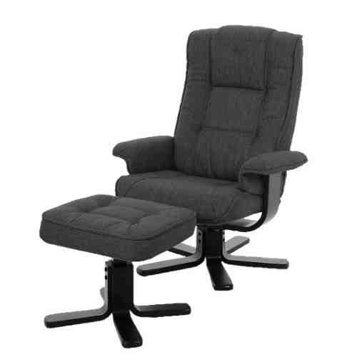 Fotoliu Relaxare + Taburet Limbo Anthracite