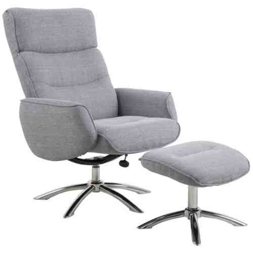 Fotoliu tapitat Westfield Light Grey