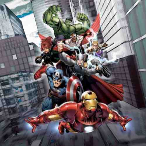 Fototapet Disney Avengers Lupta 360x270 cm