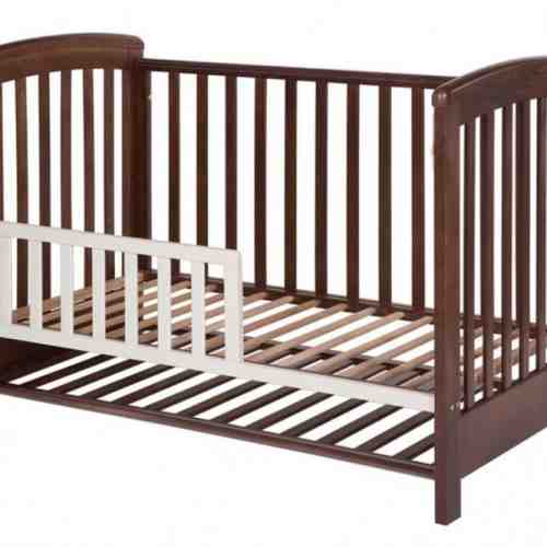 Gard de protectie walnut pentru patut lemn copii Treppy