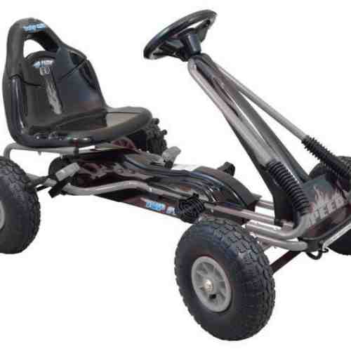 Kart cu pedale Speed Fever Grey