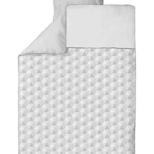 Lenjerie de pat bebelusi Baby Dan Baby gri 100x140 cm