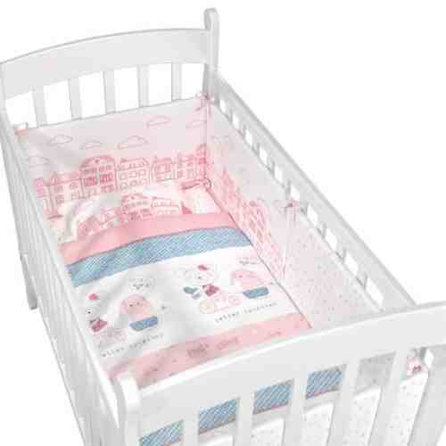 Lenjerie patut cu 5 piese 140x70 cm Better Together