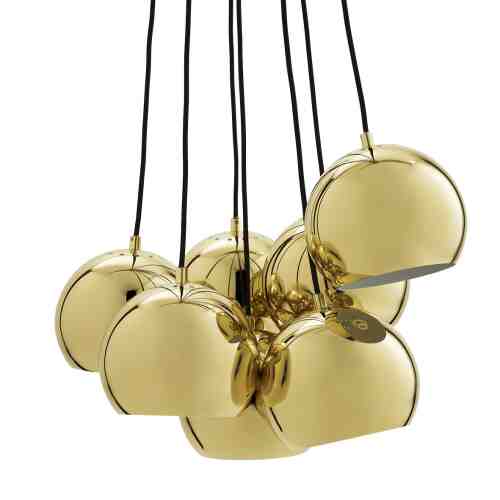 Lustra Ball Multi Brass Glossy