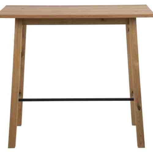 Masa de bar din lemn de stejar Chara, L117xl58xh105 cm