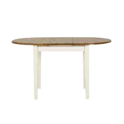 Masa din MDF si lemn de cauciuc Stacy, L105-135xl80x h74 cm