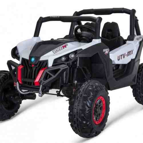Masinuta electrica cu telecomanda Xtreme Jumper 4x4 UTV-MX White