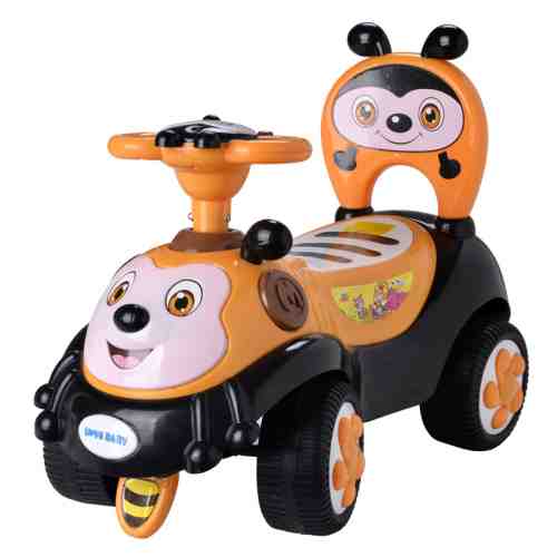 Masinuta fara pedale BebeRoya Ride On Bee Yellow
