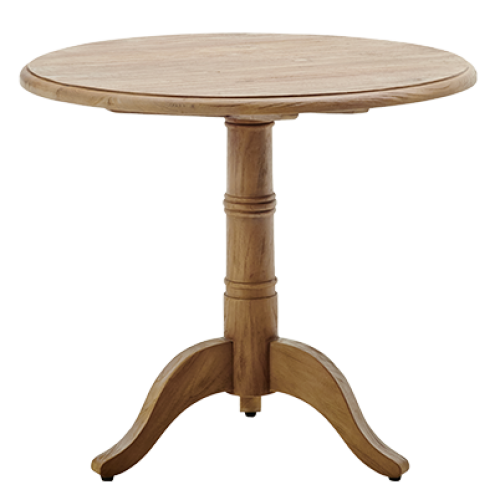 Masuta de cafea din lemn de tec Michel, Ø80xh72 cm