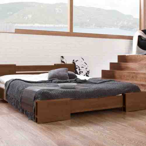 Pat din lemn masiv de fag TI Low nuc