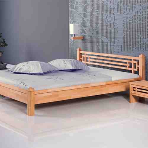 Pat din lemn masiv de fag Tokio natural