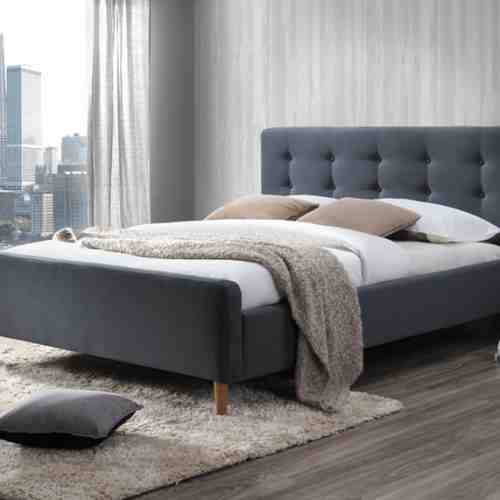 Pat tapitat cu stofa Pinko Grey